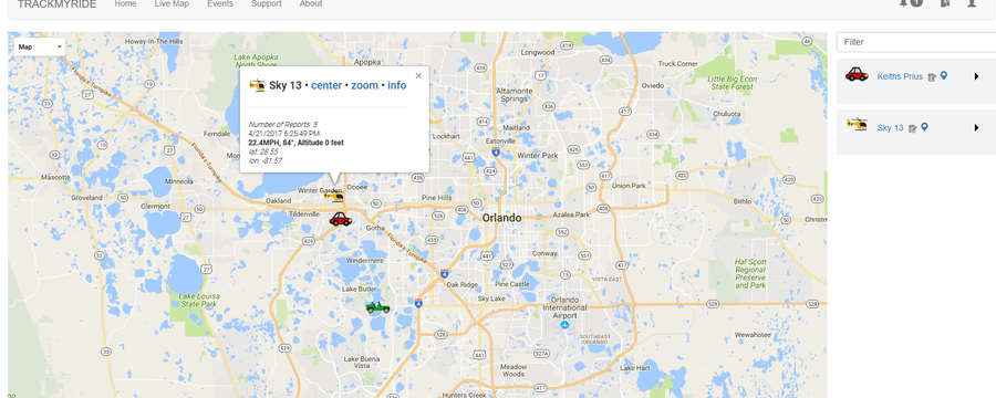 Tracking anything is easy and free with TrackMyRide.us